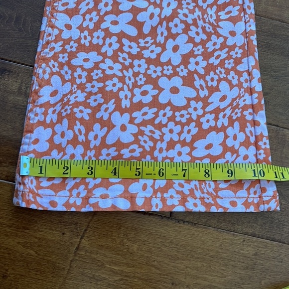 Cotton On Bella Daisy Cheer Pink Flare Jean Size 6 - Picture 12 of 15